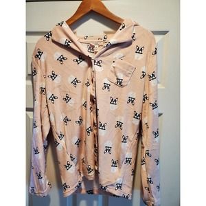 Womens French Bulldog Pajama Combo. Size M
